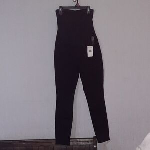 Signature By Levi Strauss Maternity Black Skinny Jeans, Small